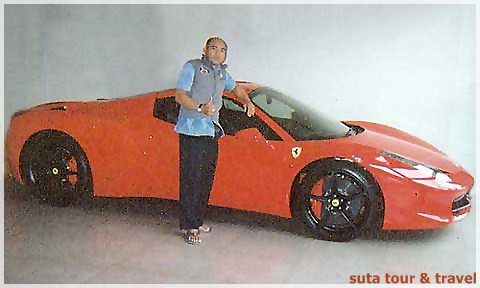 sewa ferrari di bali